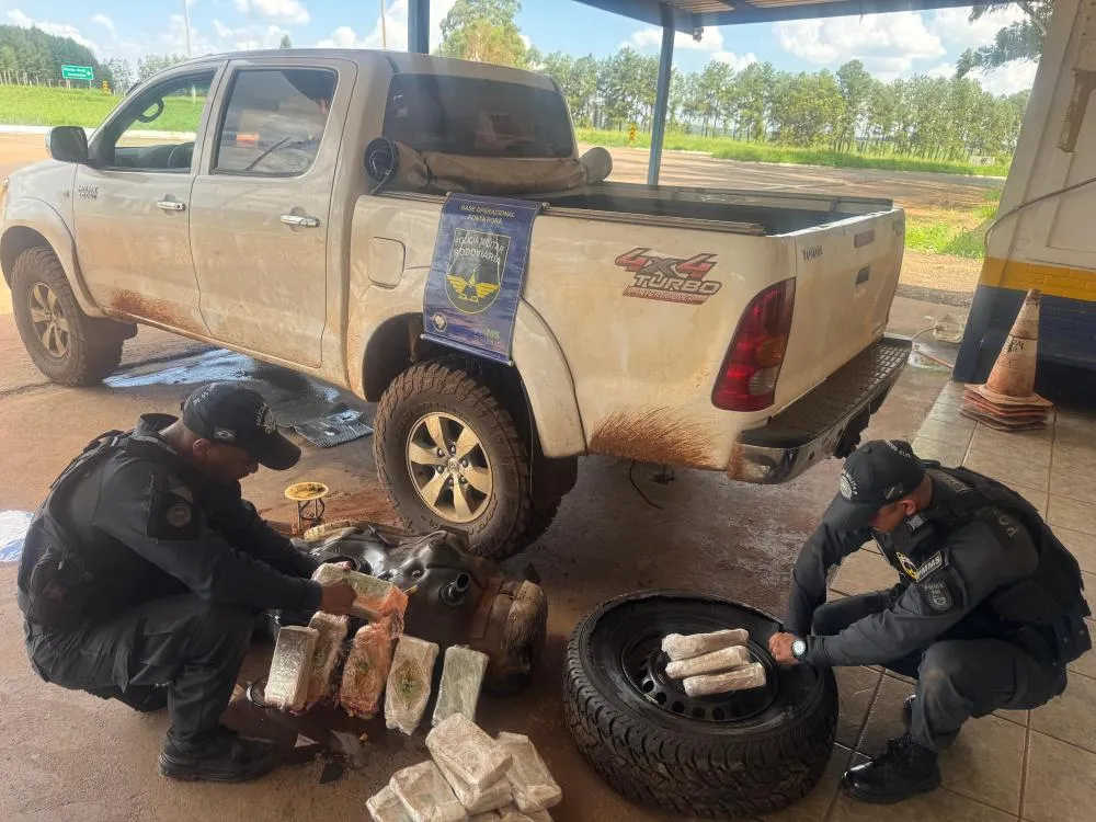 PMR apreende mais de 60 kg de cocaína na fronteira com o Paraguai