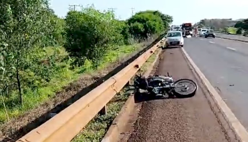 Acidente deixa motociclista morto na BR 163 em Dourados