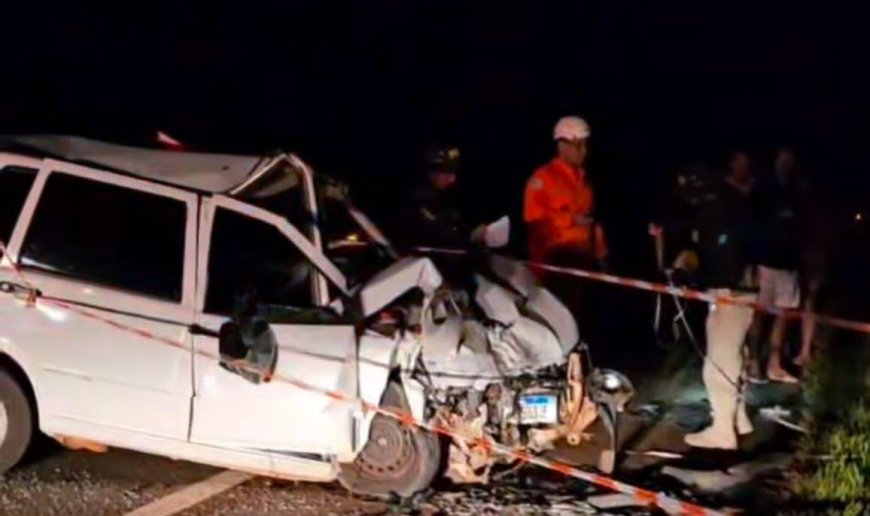 Acidente deixa uma mulher morta e dois feridos na BR 060